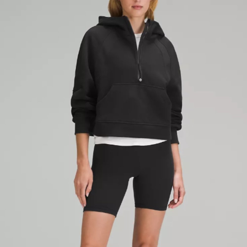 NEW Lululemon Scuba Oversized Half-Zip Hoodie - xs/s- Black Color NWT